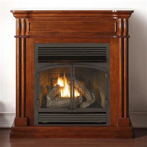 ventless gas fireplace with remote control